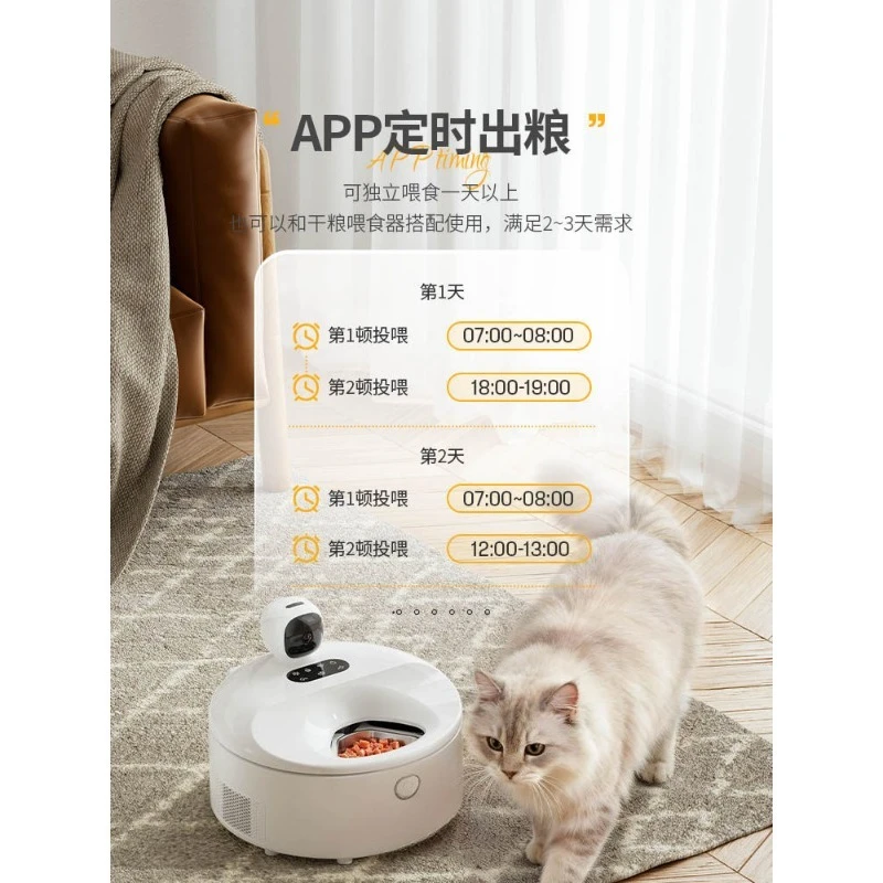Pet Feeders - Smart Auto Cat Wet Food Feeder,