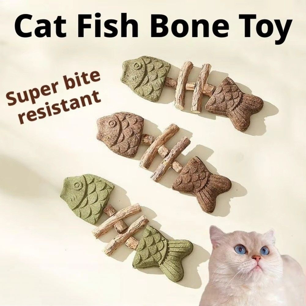 Fish Bone Shape Cat Molar Stic - огляд і ціна Teeth Cleaning Dog Chew Bone