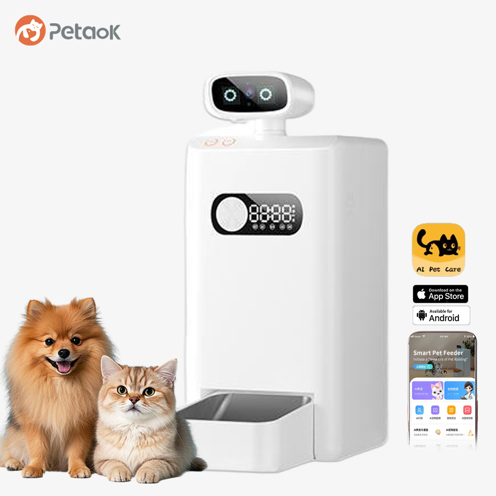 4K HD Smart AI Pet Camera Feed - огляд і ціна Pet Feeders
