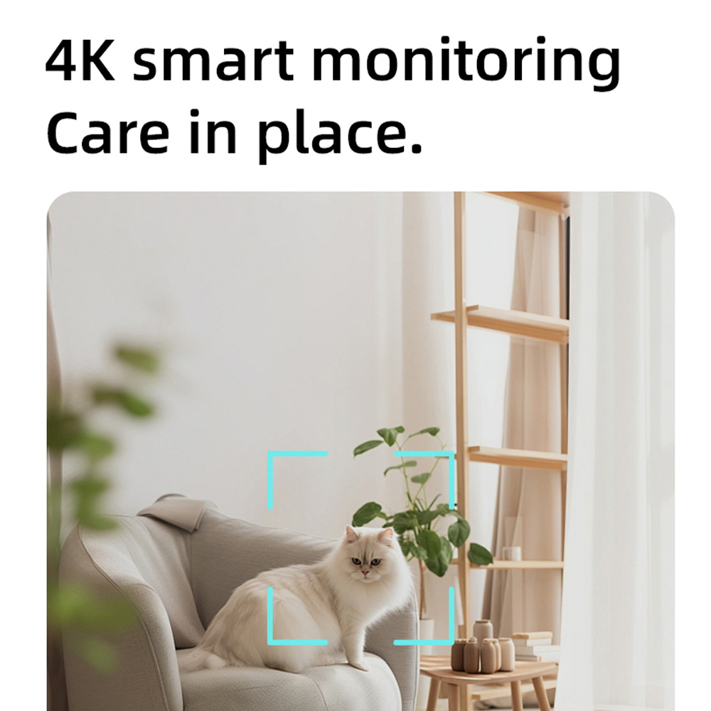 4K HD Smart AI Pet Camera Feed - огляд і ціна Pet Feeders