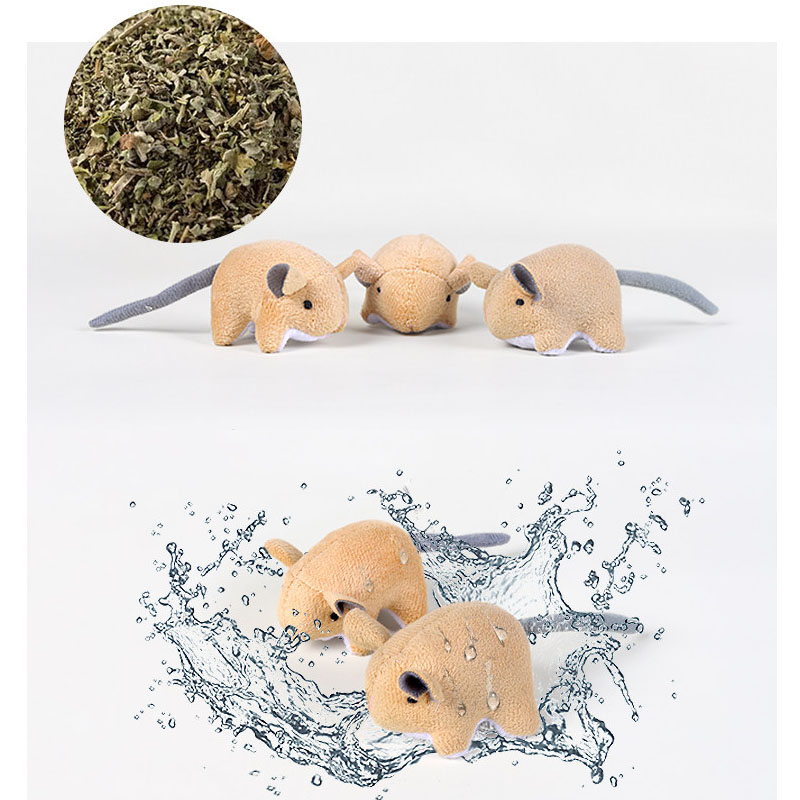Plush Catnip Mice Toys For Cat - огляд і ціна Catnip Interactive Plush Mouse