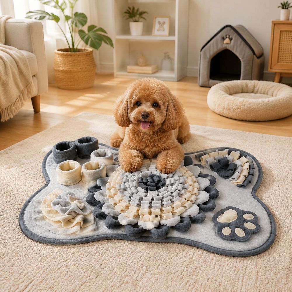 Bone Shaped Dog Snuffle Mat Pe - огляд і ціна Dog Puzzle Feeder Toy